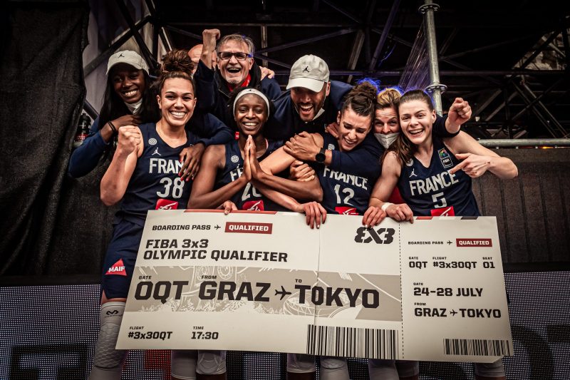 3×3 aux Jeux olympiques : l'équipe de France féminine qualifiée, pas l' équipe masculine | NBA