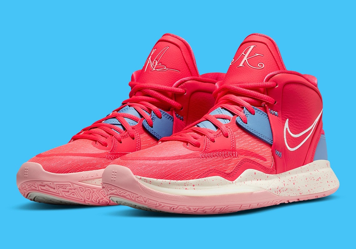 A mermaid red for the Kyrie 8 “AK | Hoops Impact NBA