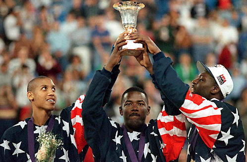 Team USA 1994 Dream Team Shaq O'Neal, Dominique Wilkins